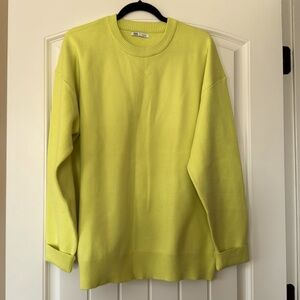 Lime Green Zara Sweater XL